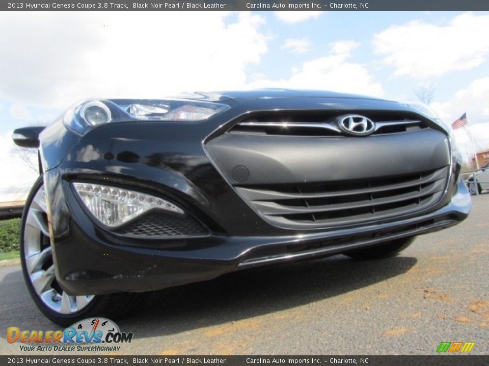 2013 Hyundai Genesis Coupe 3.8 Track Black Noir Pearl / Black Leather Photo #1