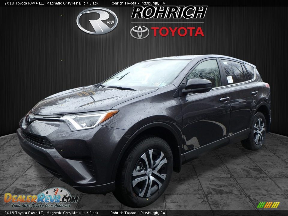 2018 Toyota RAV4 LE Magnetic Gray Metallic / Black Photo #4