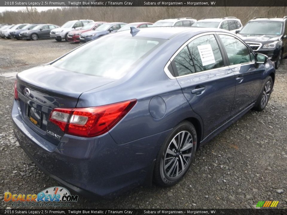 2018 Subaru Legacy 2.5i Premium Twilight Blue Metallic / Titanium Gray Photo #4