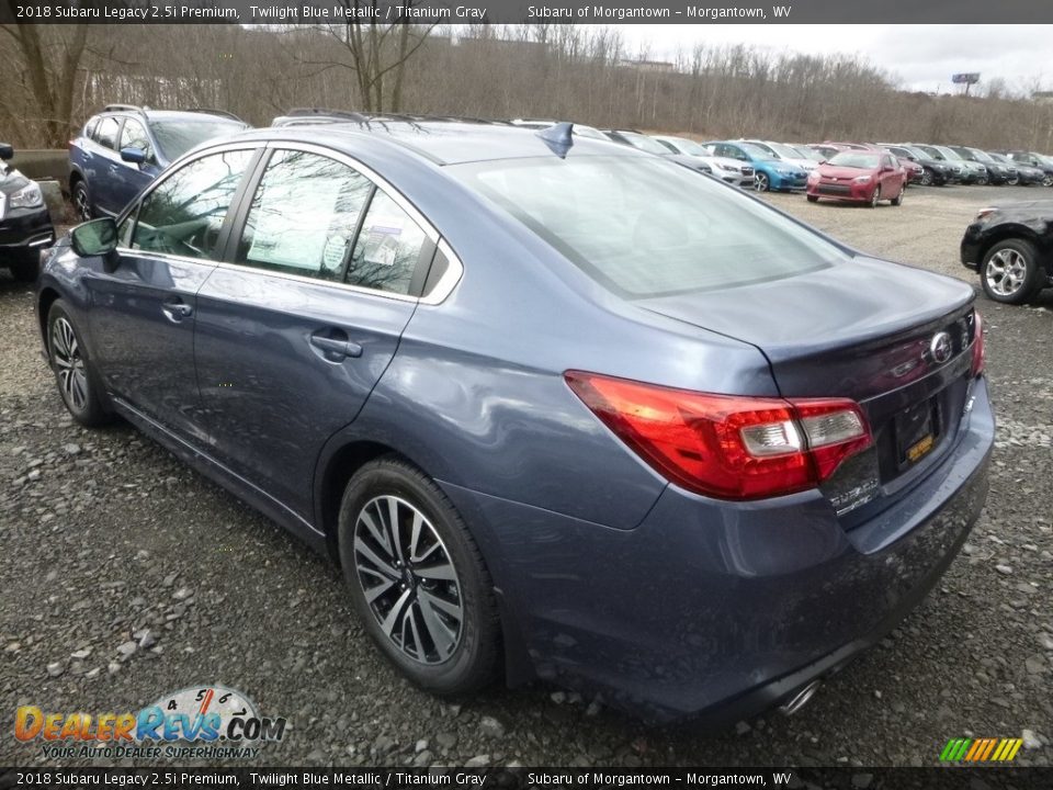 2018 Subaru Legacy 2.5i Premium Twilight Blue Metallic / Titanium Gray Photo #6