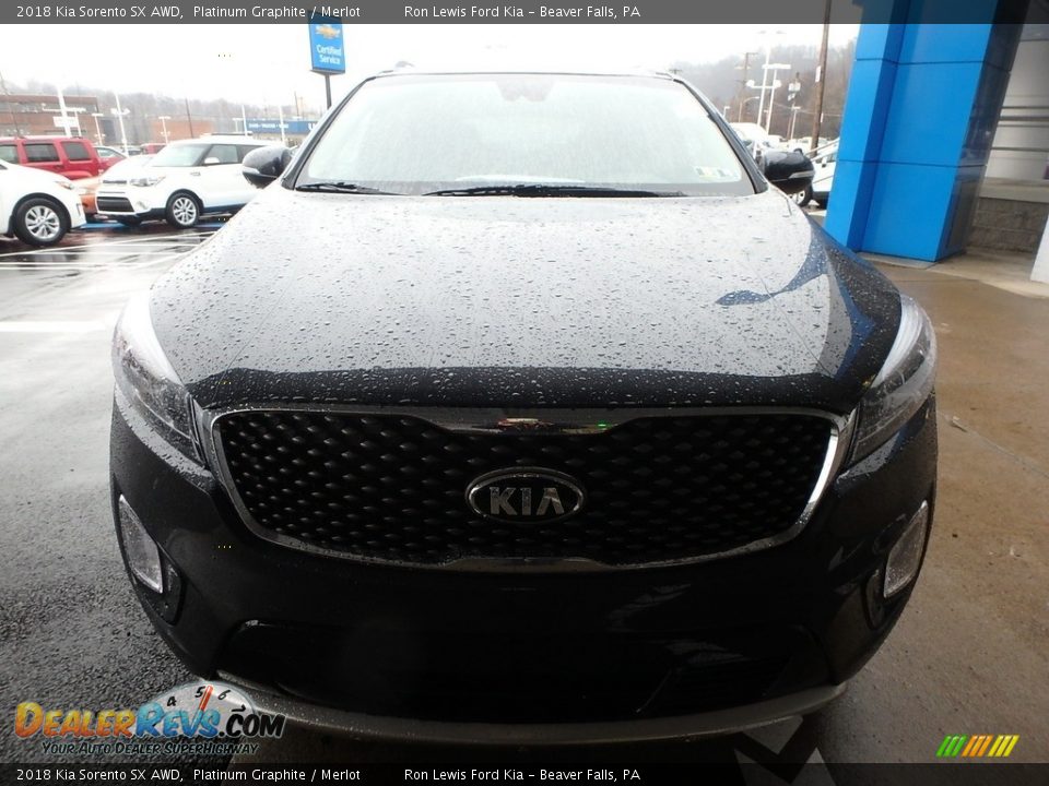 2018 Kia Sorento SX AWD Platinum Graphite / Merlot Photo #8