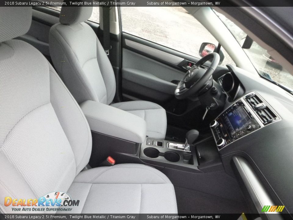 2018 Subaru Legacy 2.5i Premium Twilight Blue Metallic / Titanium Gray Photo #10