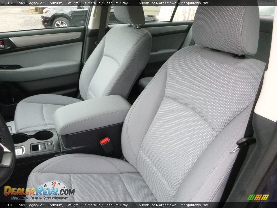 2018 Subaru Legacy 2.5i Premium Twilight Blue Metallic / Titanium Gray Photo #14