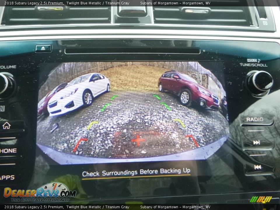 2018 Subaru Legacy 2.5i Premium Twilight Blue Metallic / Titanium Gray Photo #18