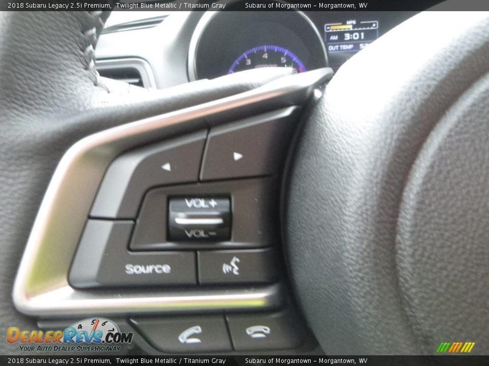 2018 Subaru Legacy 2.5i Premium Twilight Blue Metallic / Titanium Gray Photo #20