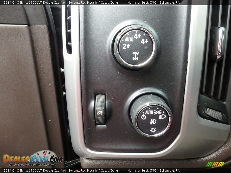 2014 GMC Sierra 1500 SLT Double Cab 4x4 Sonoma Red Metallic / Cocoa/Dune Photo #23