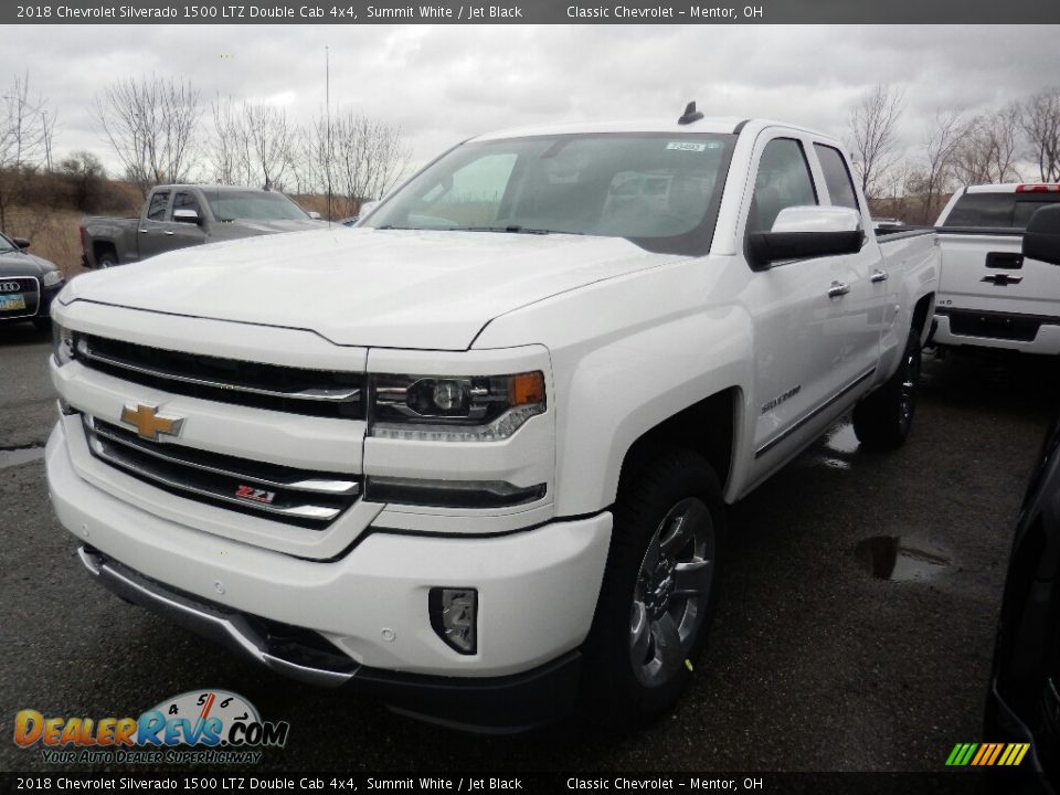 2018 Chevrolet Silverado 1500 LTZ Double Cab 4x4 Summit White / Jet Black Photo #1