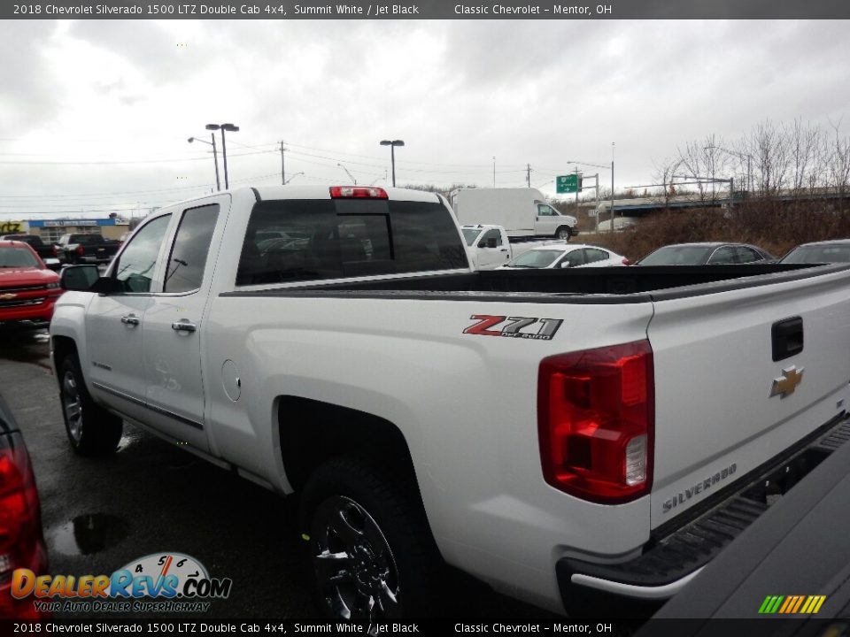 2018 Chevrolet Silverado 1500 LTZ Double Cab 4x4 Summit White / Jet Black Photo #5
