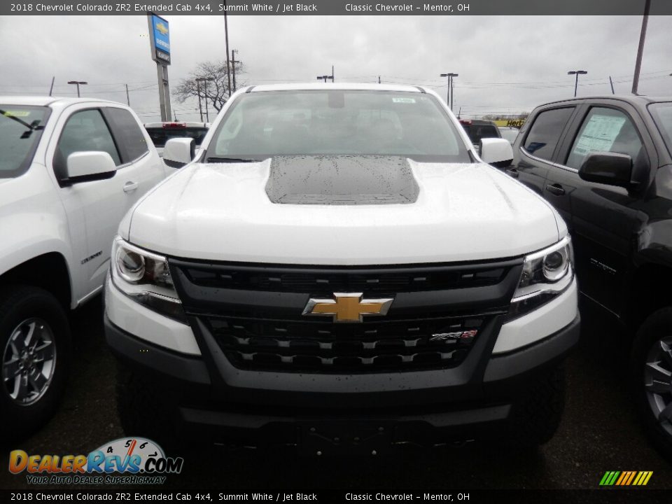 2018 Chevrolet Colorado ZR2 Extended Cab 4x4 Summit White / Jet Black Photo #2