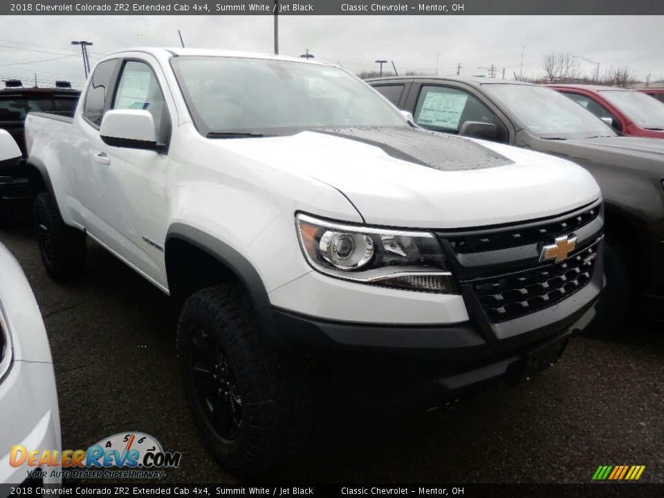 2018 Chevrolet Colorado ZR2 Extended Cab 4x4 Summit White / Jet Black Photo #3