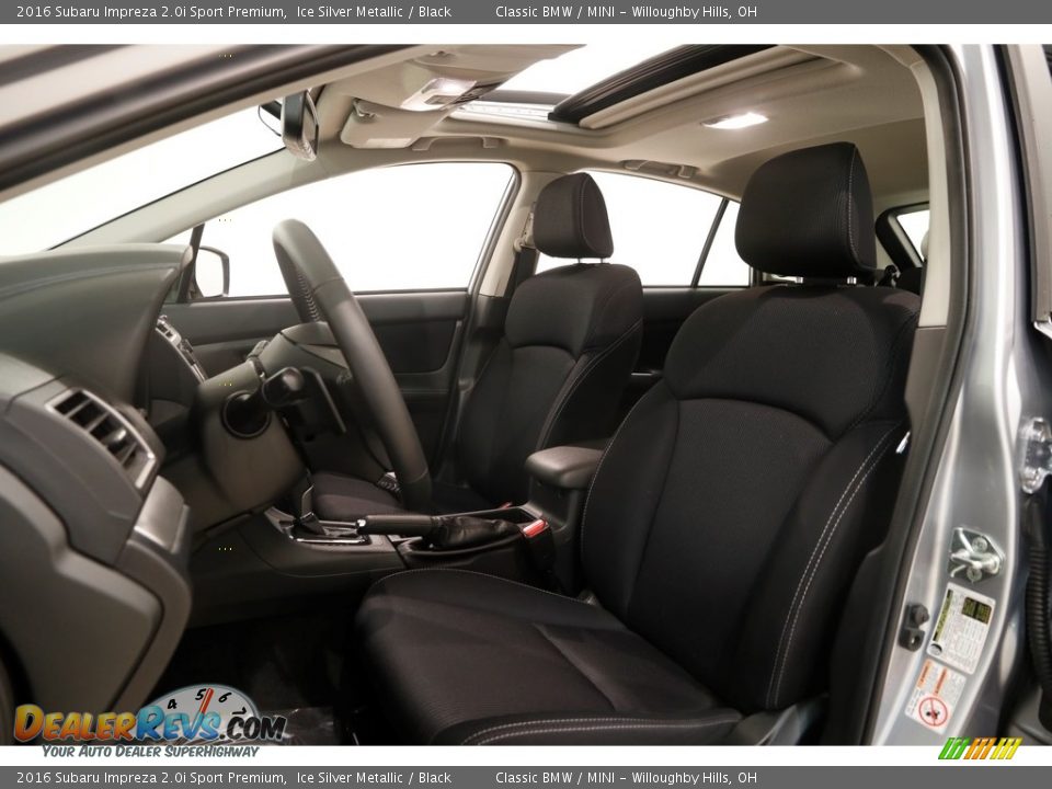 2016 Subaru Impreza 2.0i Sport Premium Ice Silver Metallic / Black Photo #5