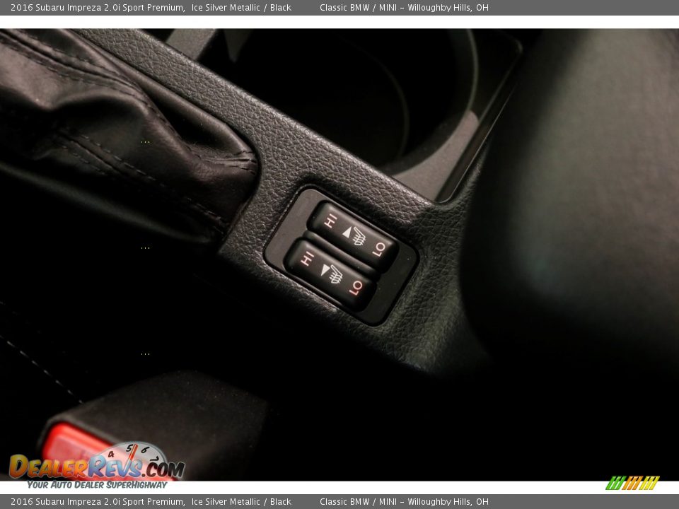 2016 Subaru Impreza 2.0i Sport Premium Ice Silver Metallic / Black Photo #15