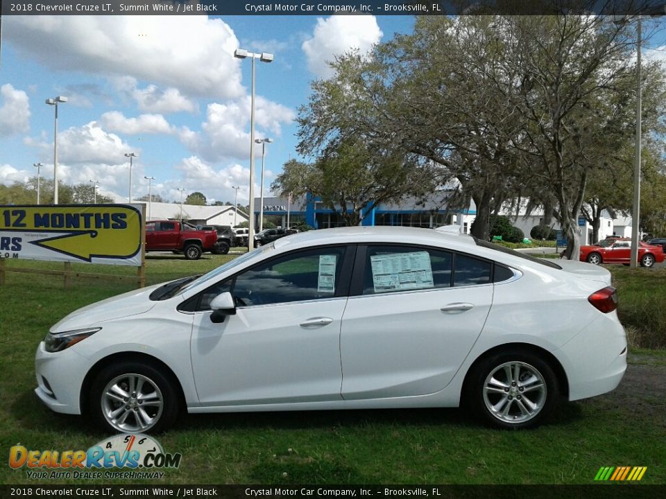 2018 Chevrolet Cruze LT Summit White / Jet Black Photo #2