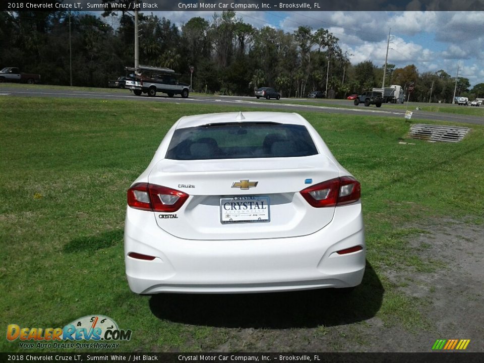 2018 Chevrolet Cruze LT Summit White / Jet Black Photo #4