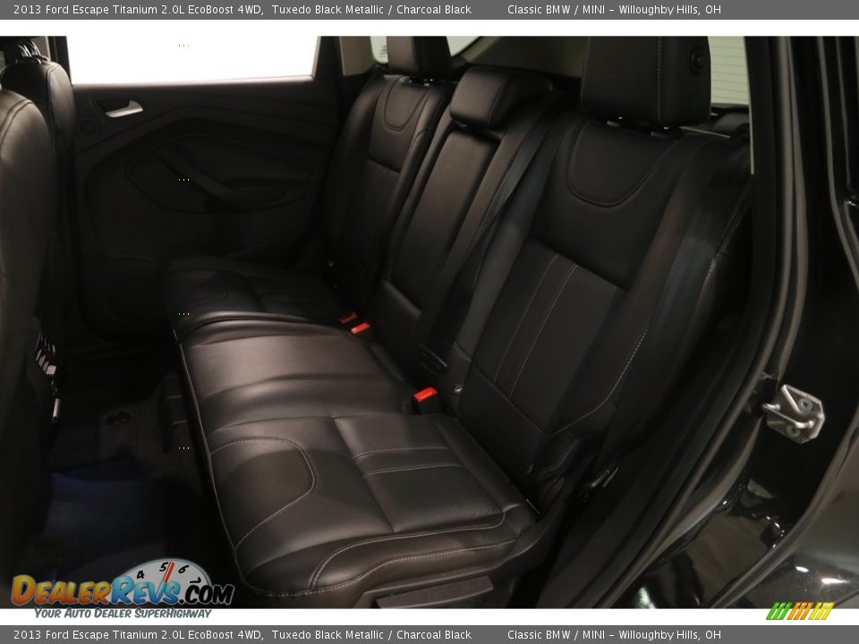 2013 Ford Escape Titanium 2.0L EcoBoost 4WD Tuxedo Black Metallic / Charcoal Black Photo #19