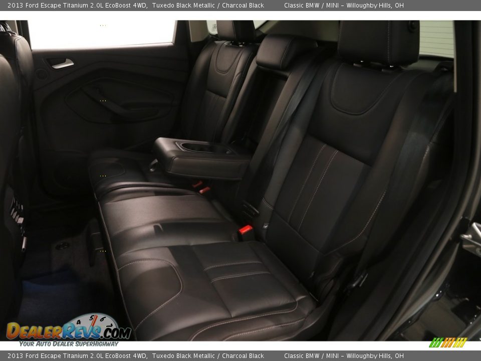 2013 Ford Escape Titanium 2.0L EcoBoost 4WD Tuxedo Black Metallic / Charcoal Black Photo #20