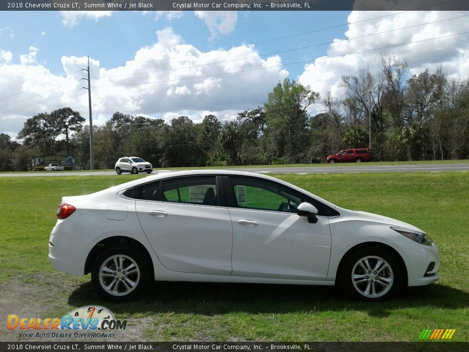 2018 Chevrolet Cruze LT Summit White / Jet Black Photo #6