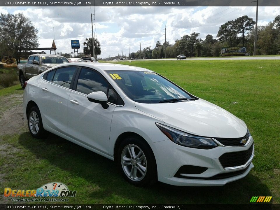 2018 Chevrolet Cruze LT Summit White / Jet Black Photo #7