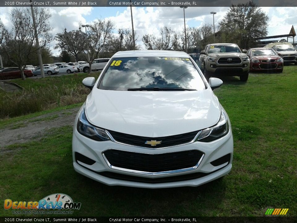 2018 Chevrolet Cruze LT Summit White / Jet Black Photo #8