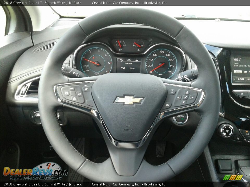 2018 Chevrolet Cruze LT Summit White / Jet Black Photo #14