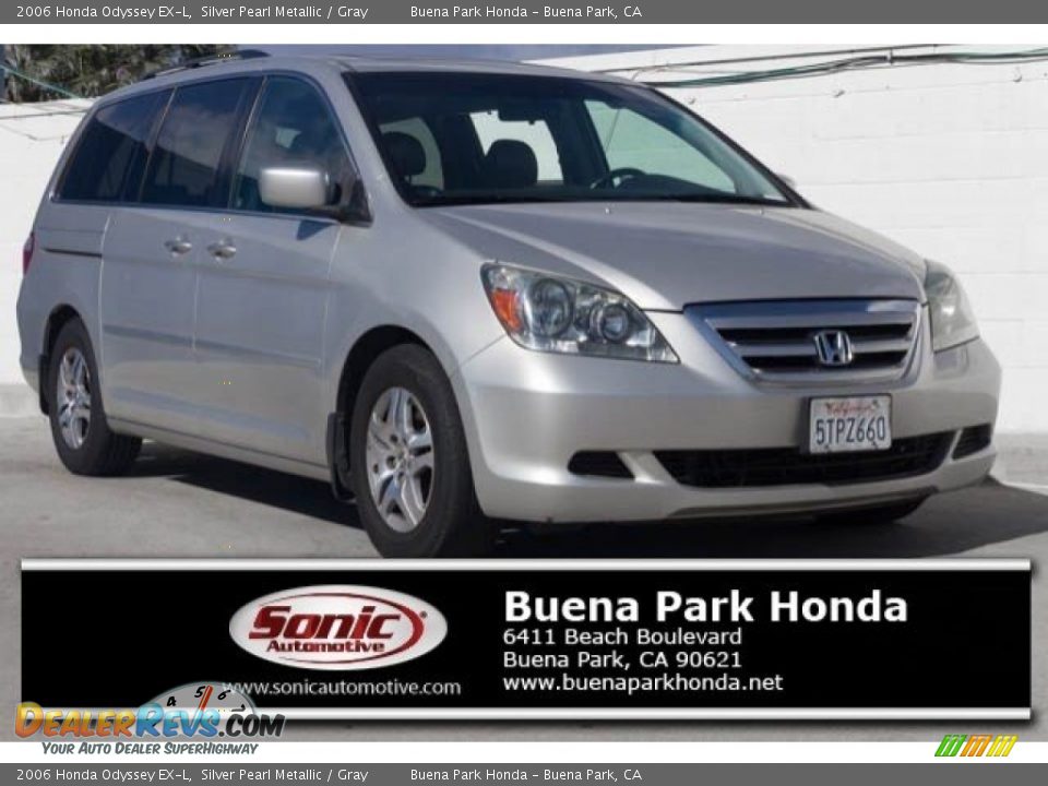2006 Honda Odyssey EX-L Silver Pearl Metallic / Gray Photo #1