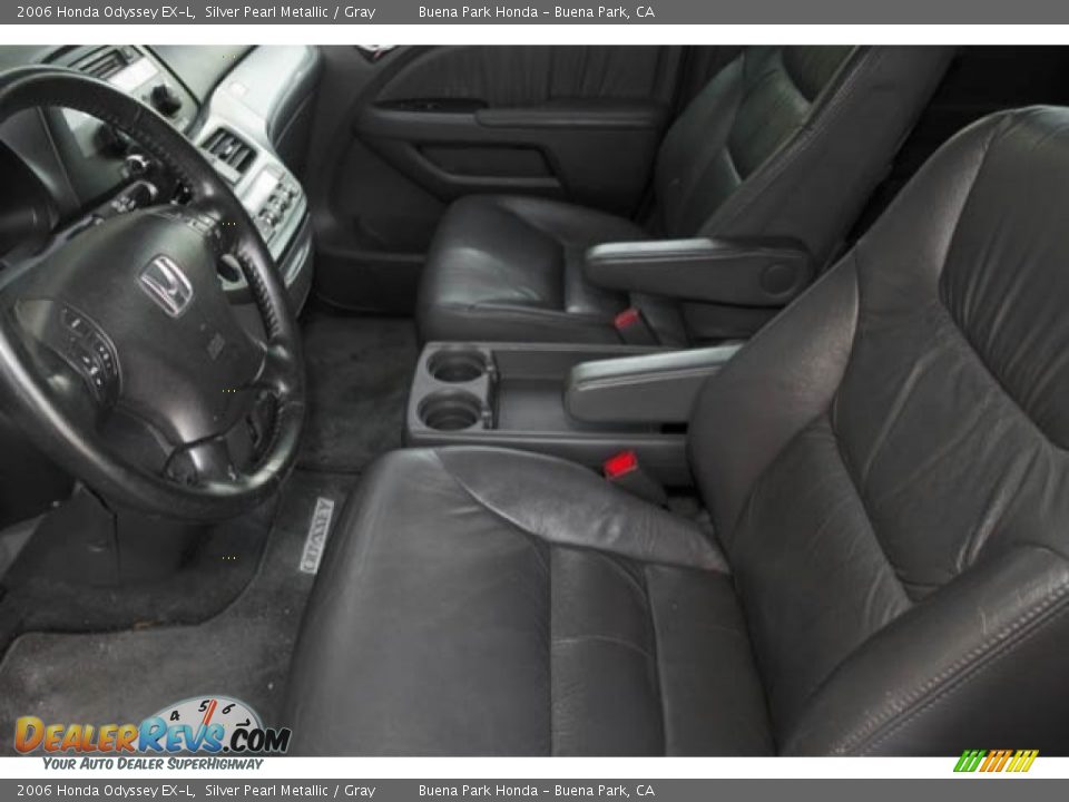 2006 Honda Odyssey EX-L Silver Pearl Metallic / Gray Photo #3