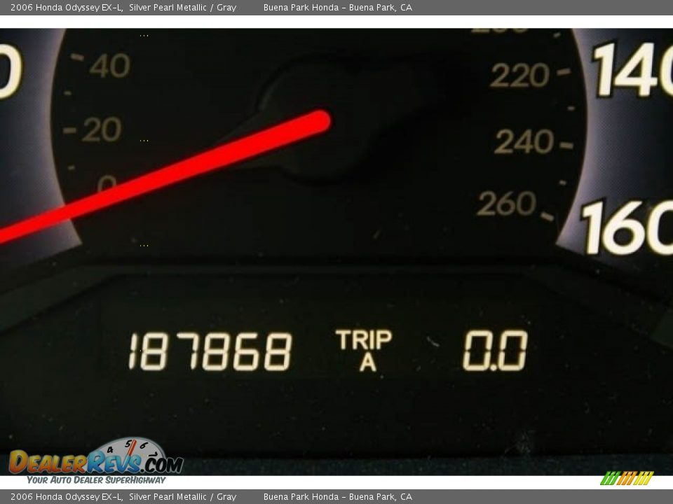 2006 Honda Odyssey EX-L Silver Pearl Metallic / Gray Photo #6