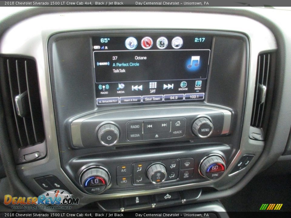 2018 Chevrolet Silverado 1500 LT Crew Cab 4x4 Black / Jet Black Photo #12