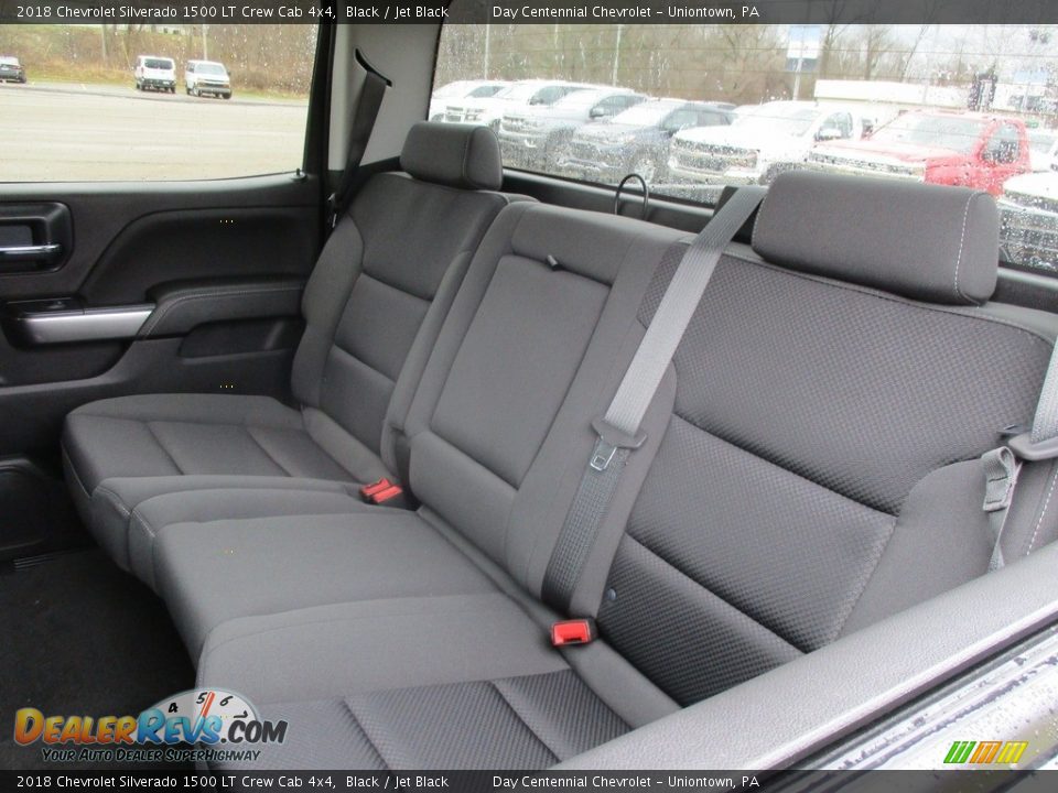 2018 Chevrolet Silverado 1500 LT Crew Cab 4x4 Black / Jet Black Photo #17