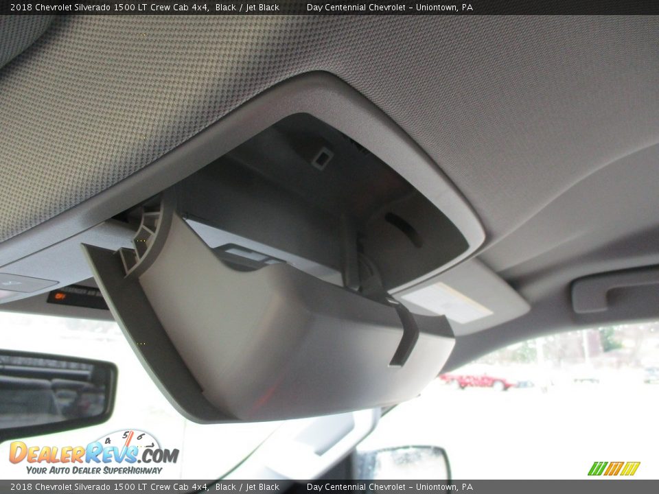 2018 Chevrolet Silverado 1500 LT Crew Cab 4x4 Black / Jet Black Photo #19