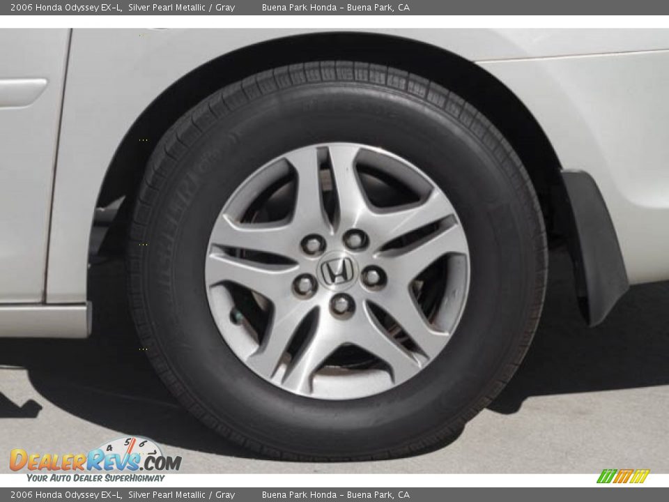 2006 Honda Odyssey EX-L Silver Pearl Metallic / Gray Photo #34