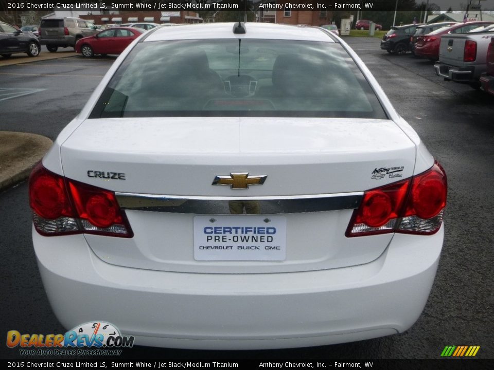 2016 Chevrolet Cruze Limited LS Summit White / Jet Black/Medium Titanium Photo #5