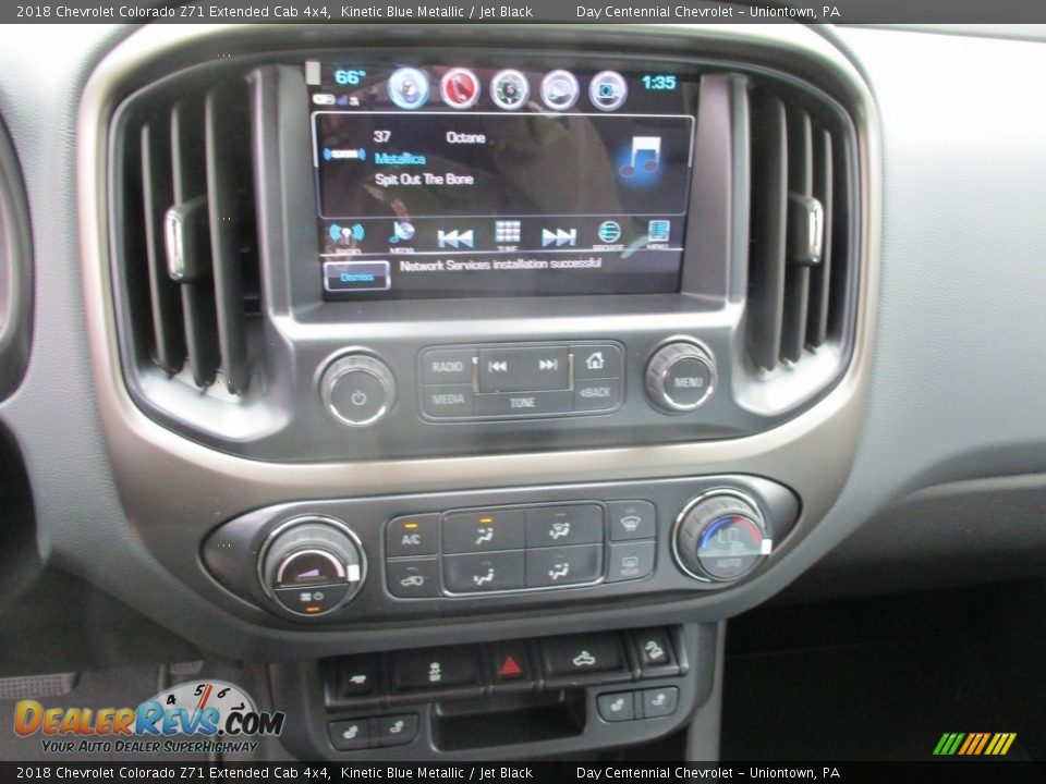 2018 Chevrolet Colorado Z71 Extended Cab 4x4 Kinetic Blue Metallic / Jet Black Photo #12