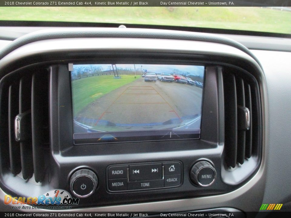 2018 Chevrolet Colorado Z71 Extended Cab 4x4 Kinetic Blue Metallic / Jet Black Photo #13