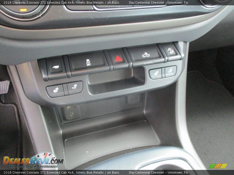 2018 Chevrolet Colorado Z71 Extended Cab 4x4 Kinetic Blue Metallic / Jet Black Photo #14