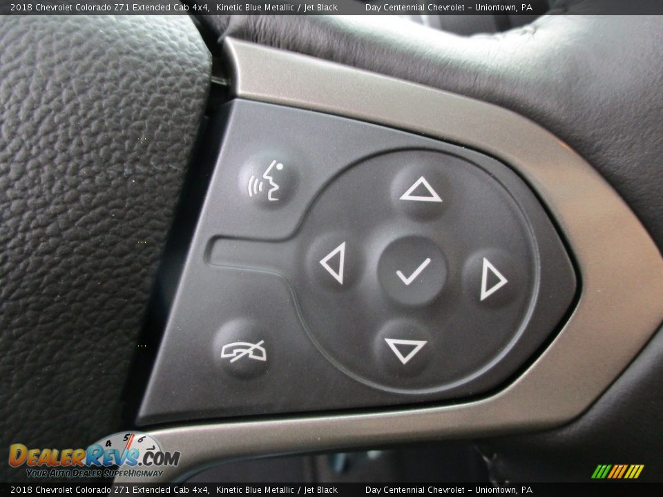 2018 Chevrolet Colorado Z71 Extended Cab 4x4 Kinetic Blue Metallic / Jet Black Photo #15
