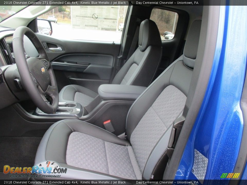 2018 Chevrolet Colorado Z71 Extended Cab 4x4 Kinetic Blue Metallic / Jet Black Photo #16