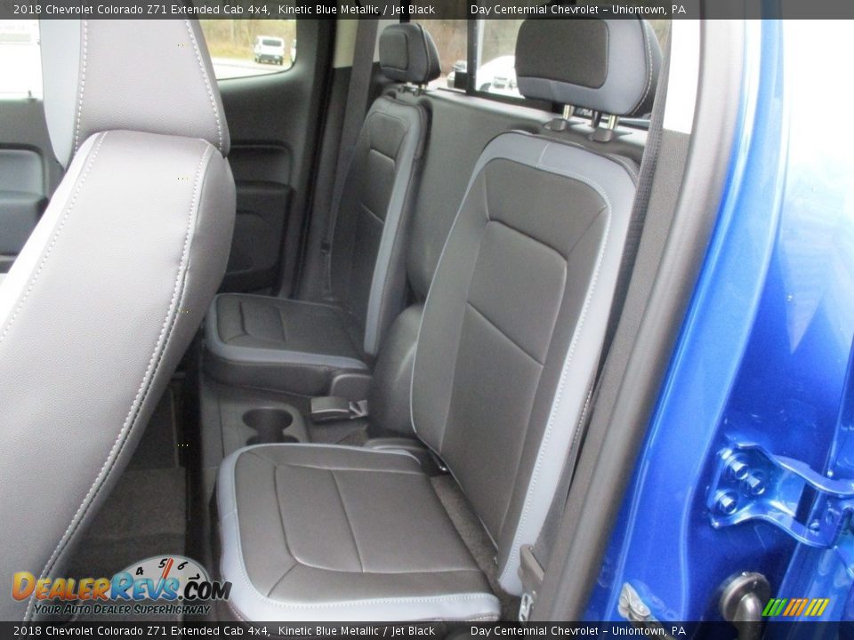 2018 Chevrolet Colorado Z71 Extended Cab 4x4 Kinetic Blue Metallic / Jet Black Photo #17