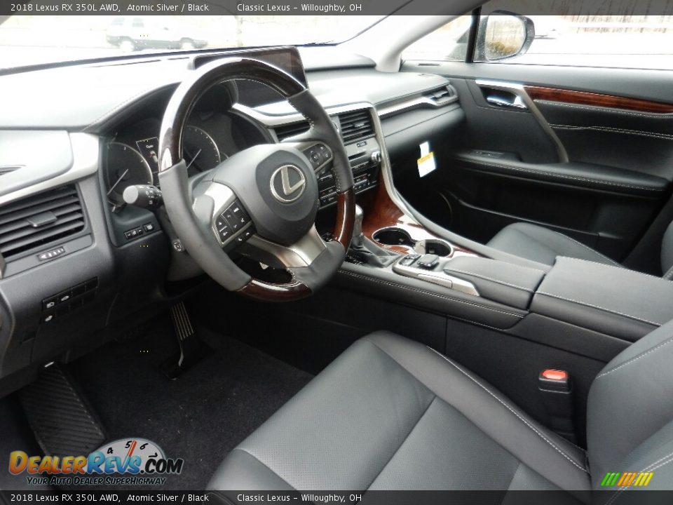 Black Interior - 2018 Lexus RX 350L AWD Photo #3