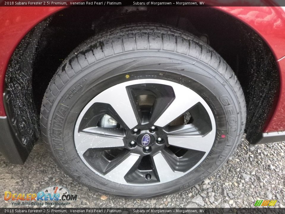 2018 Subaru Forester 2.5i Premium Venetian Red Pearl / Platinum Photo #2