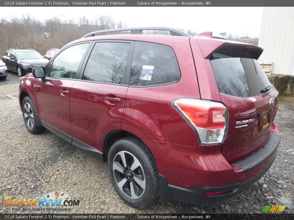 2018 Subaru Forester 2.5i Premium Venetian Red Pearl / Platinum Photo #6