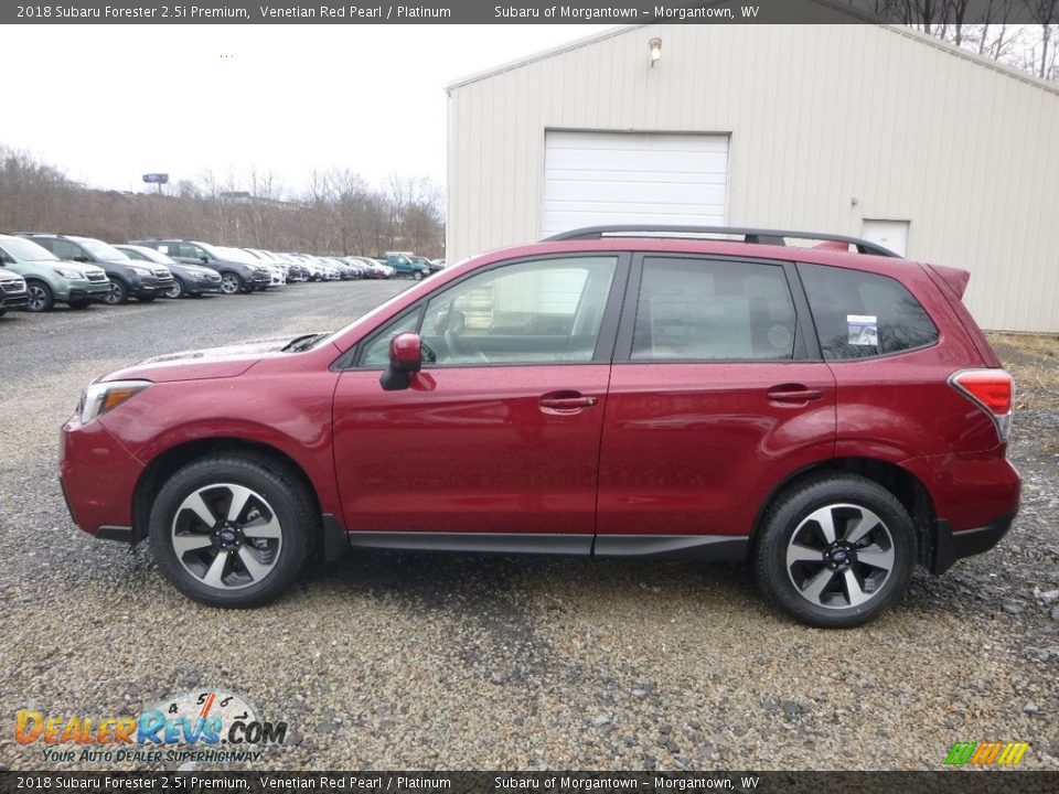 2018 Subaru Forester 2.5i Premium Venetian Red Pearl / Platinum Photo #7