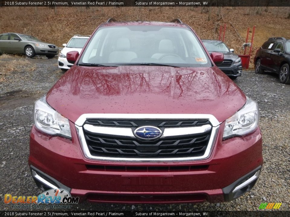 2018 Subaru Forester 2.5i Premium Venetian Red Pearl / Platinum Photo #9