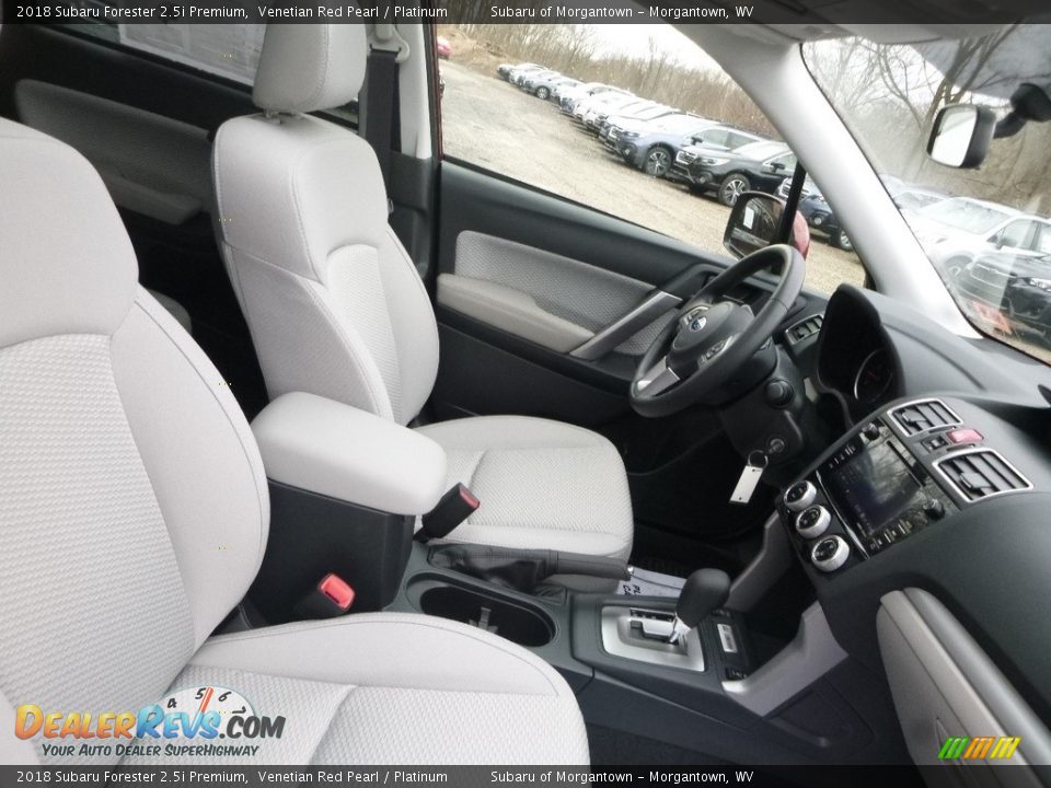 2018 Subaru Forester 2.5i Premium Venetian Red Pearl / Platinum Photo #10
