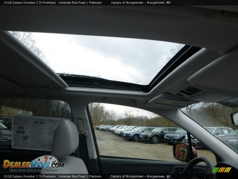 2018 Subaru Forester 2.5i Premium Venetian Red Pearl / Platinum Photo #12