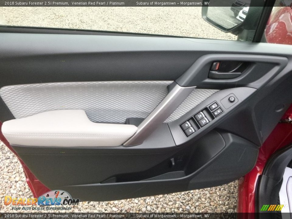 2018 Subaru Forester 2.5i Premium Venetian Red Pearl / Platinum Photo #14