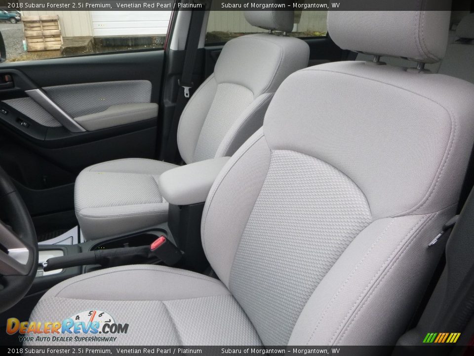 2018 Subaru Forester 2.5i Premium Venetian Red Pearl / Platinum Photo #15