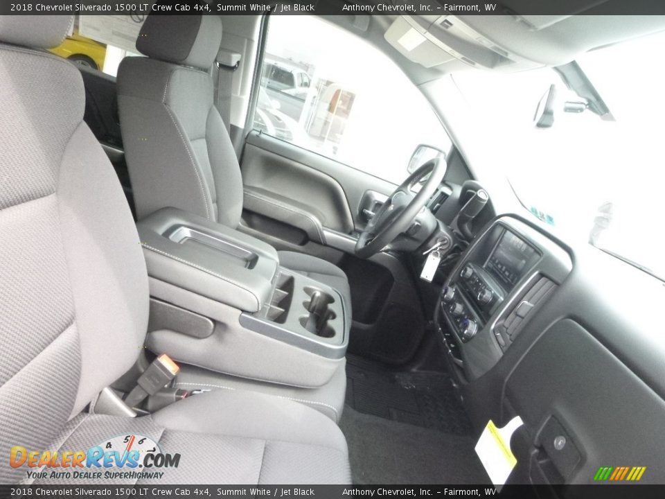 2018 Chevrolet Silverado 1500 LT Crew Cab 4x4 Summit White / Jet Black Photo #9