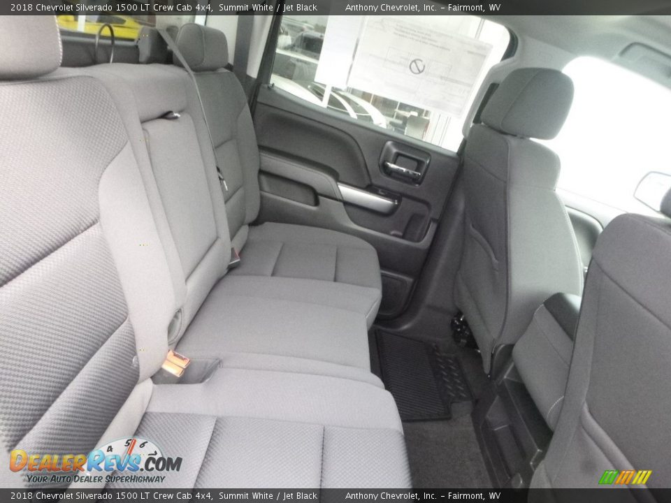 2018 Chevrolet Silverado 1500 LT Crew Cab 4x4 Summit White / Jet Black Photo #11