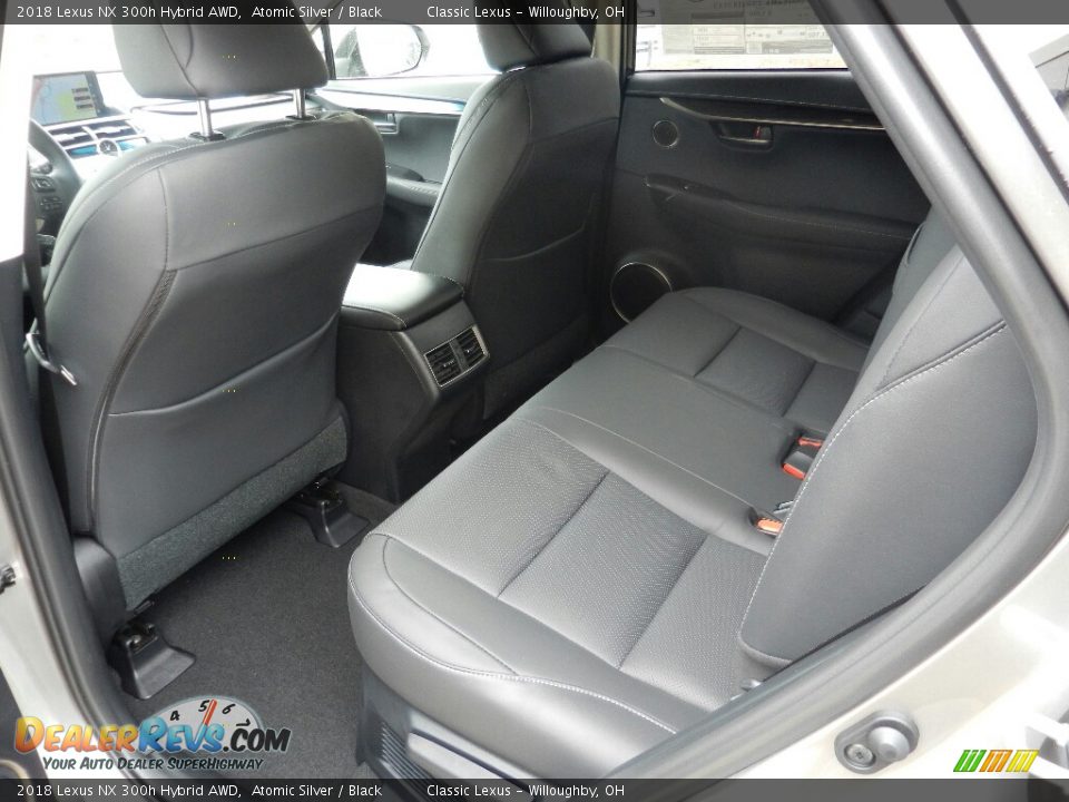 Rear Seat of 2018 Lexus NX 300h Hybrid AWD Photo #4
